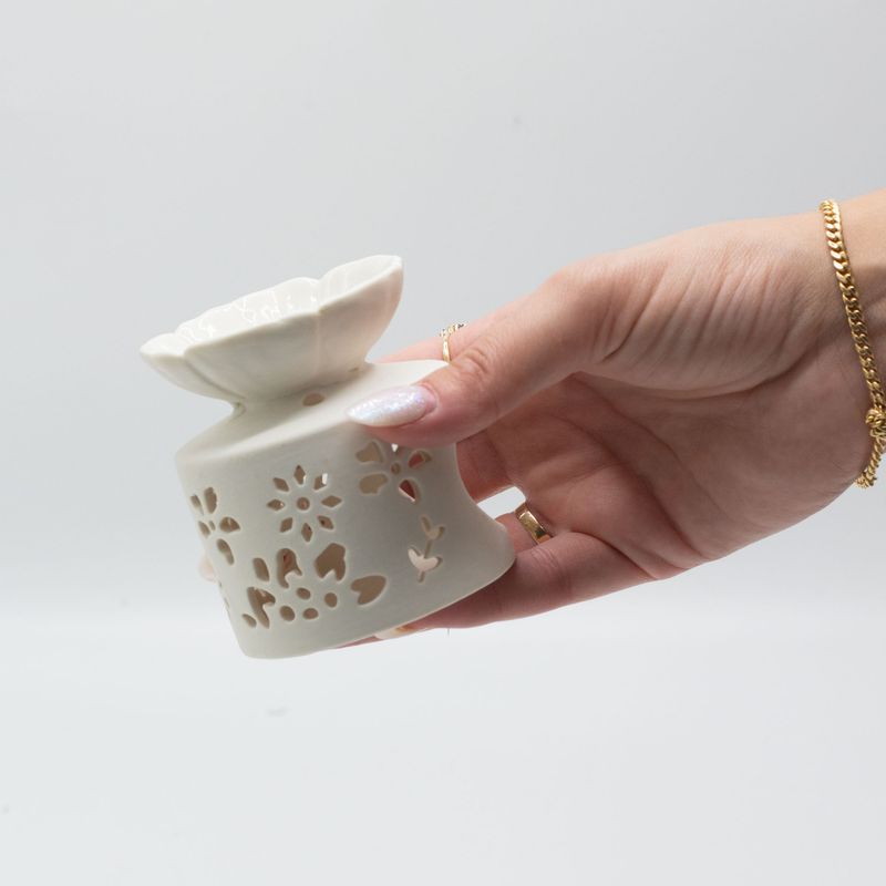 Agnes+Cat Oil Burner - Birds and Flowers