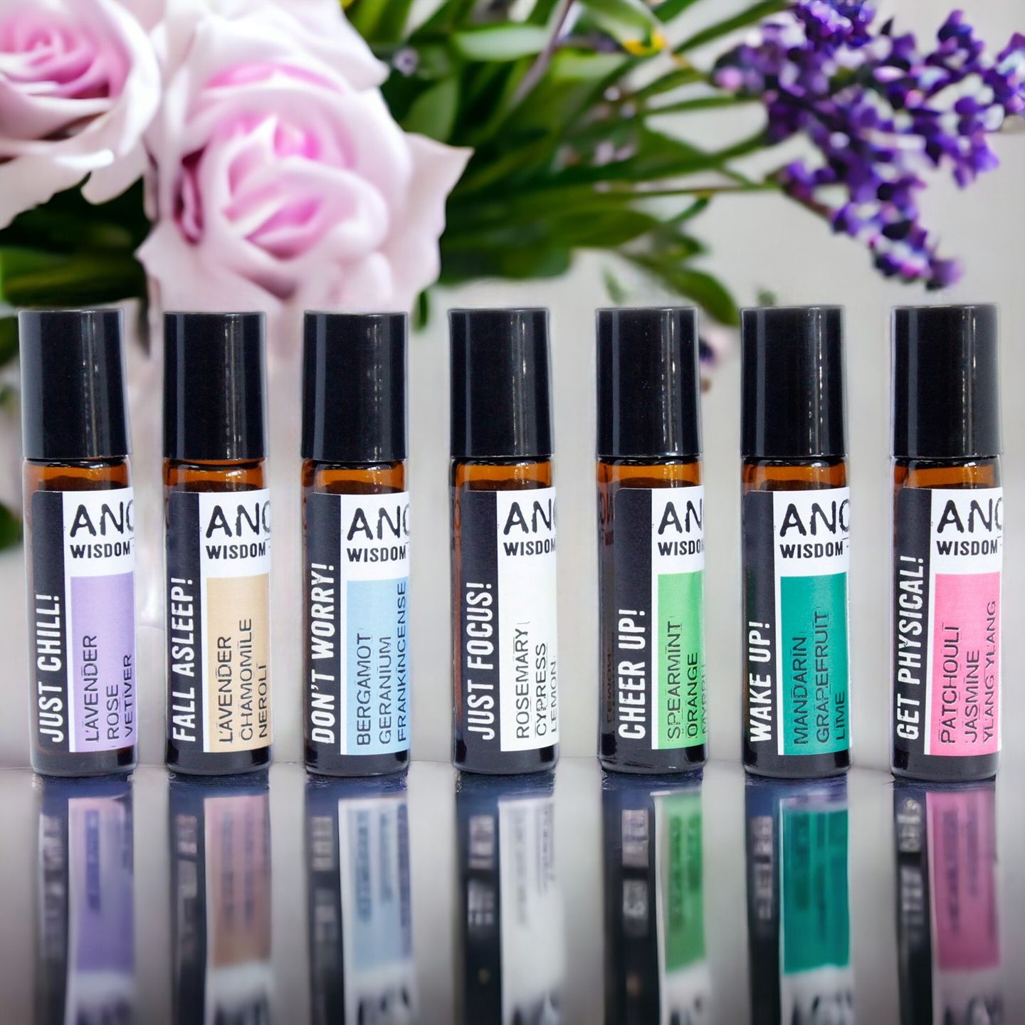 10ml Roll On Essential Oil Blends