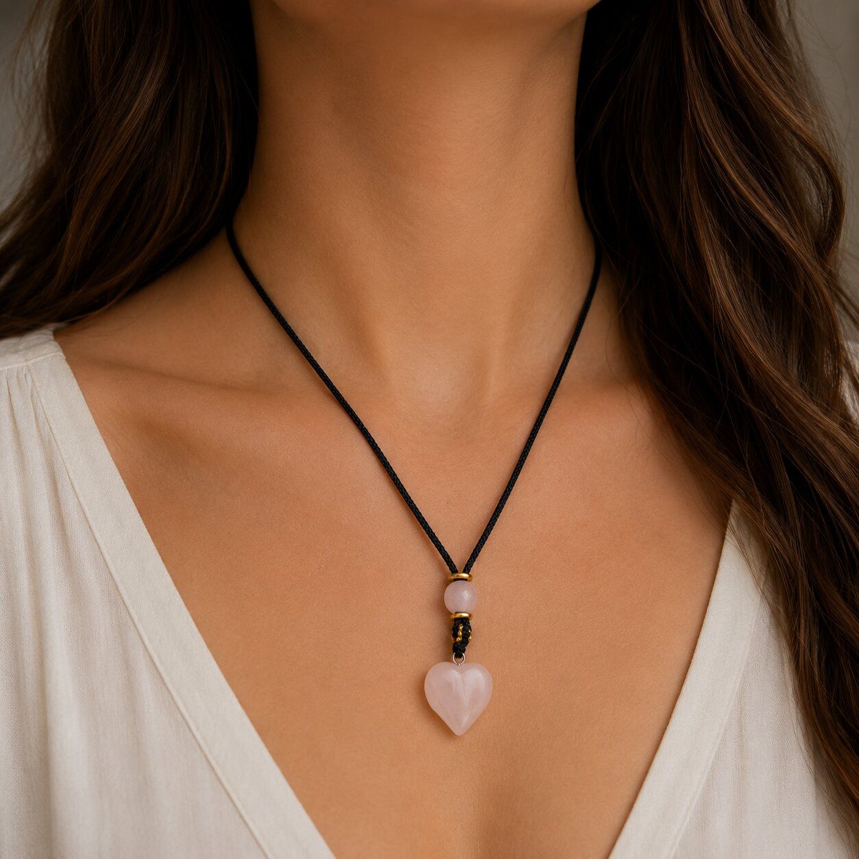 Cord Necklace Gemstone Pendants