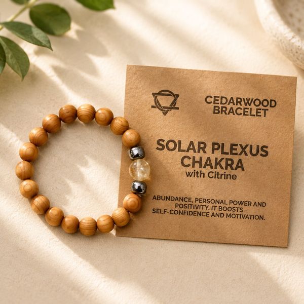 Cedarwood Chakra Bangles