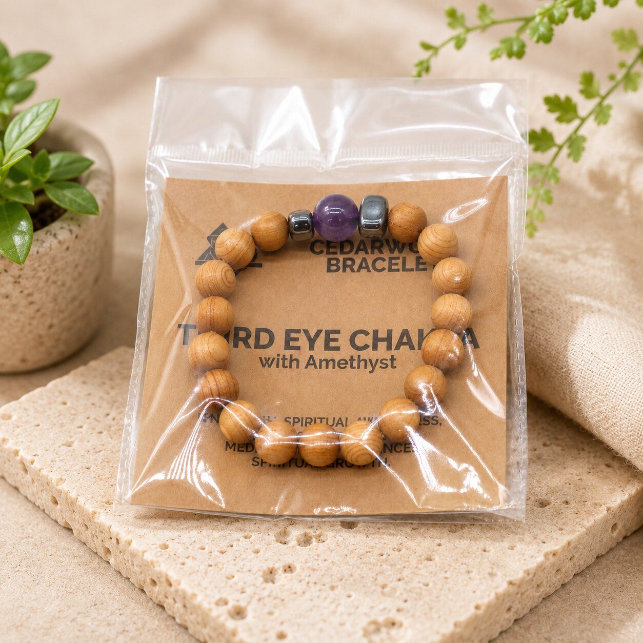 Cedarwood Chakra Bangles