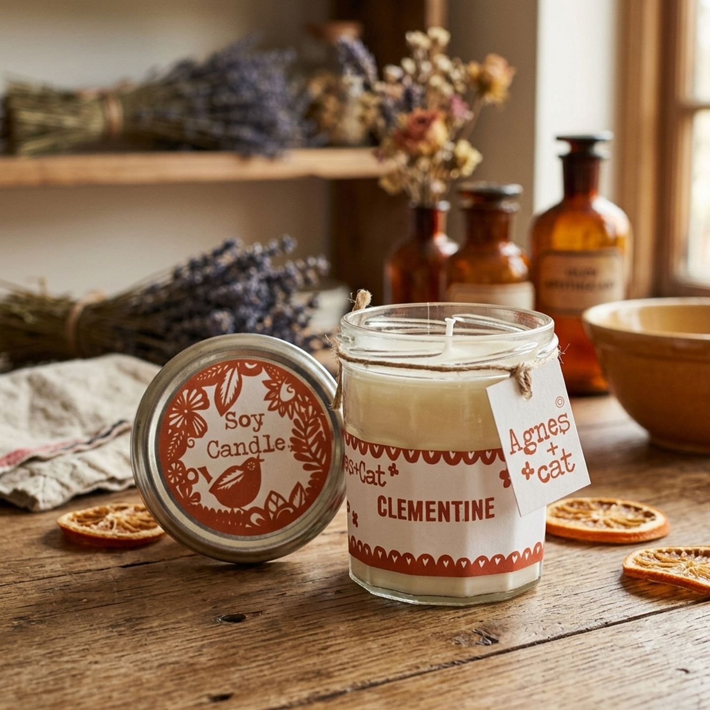 220g Soy Wax Jam Jar Candles