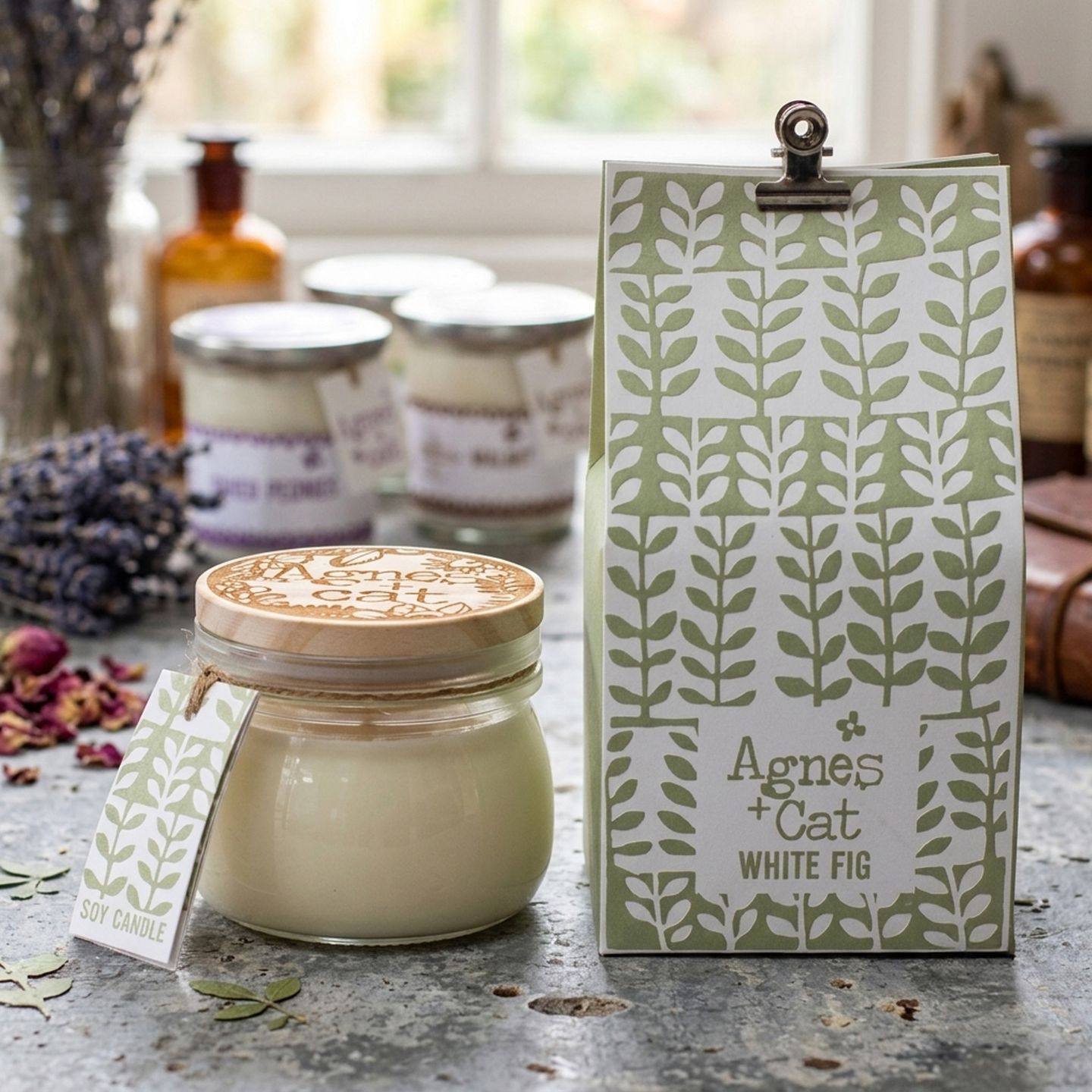 180g Gift Boxed Soy Wax Kilner Jar Candle