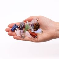 120x Gemstone Pendants with Pendant Cords and Frame Displays