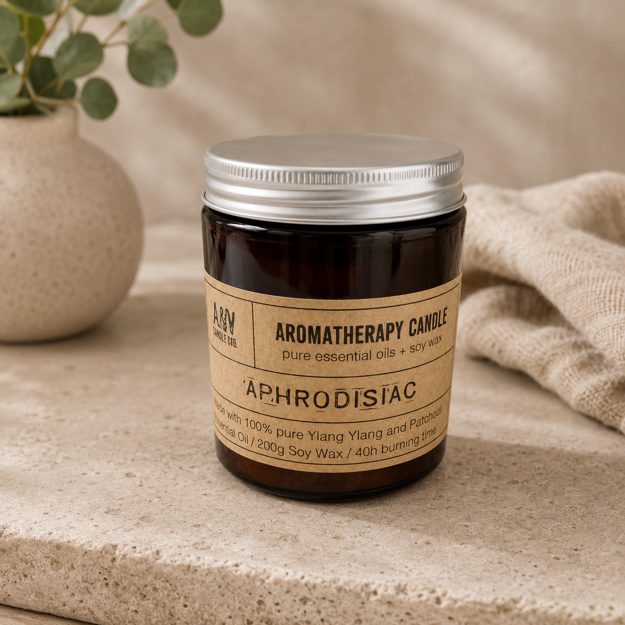 Aromatherapy Soy Wax Candles - 200g