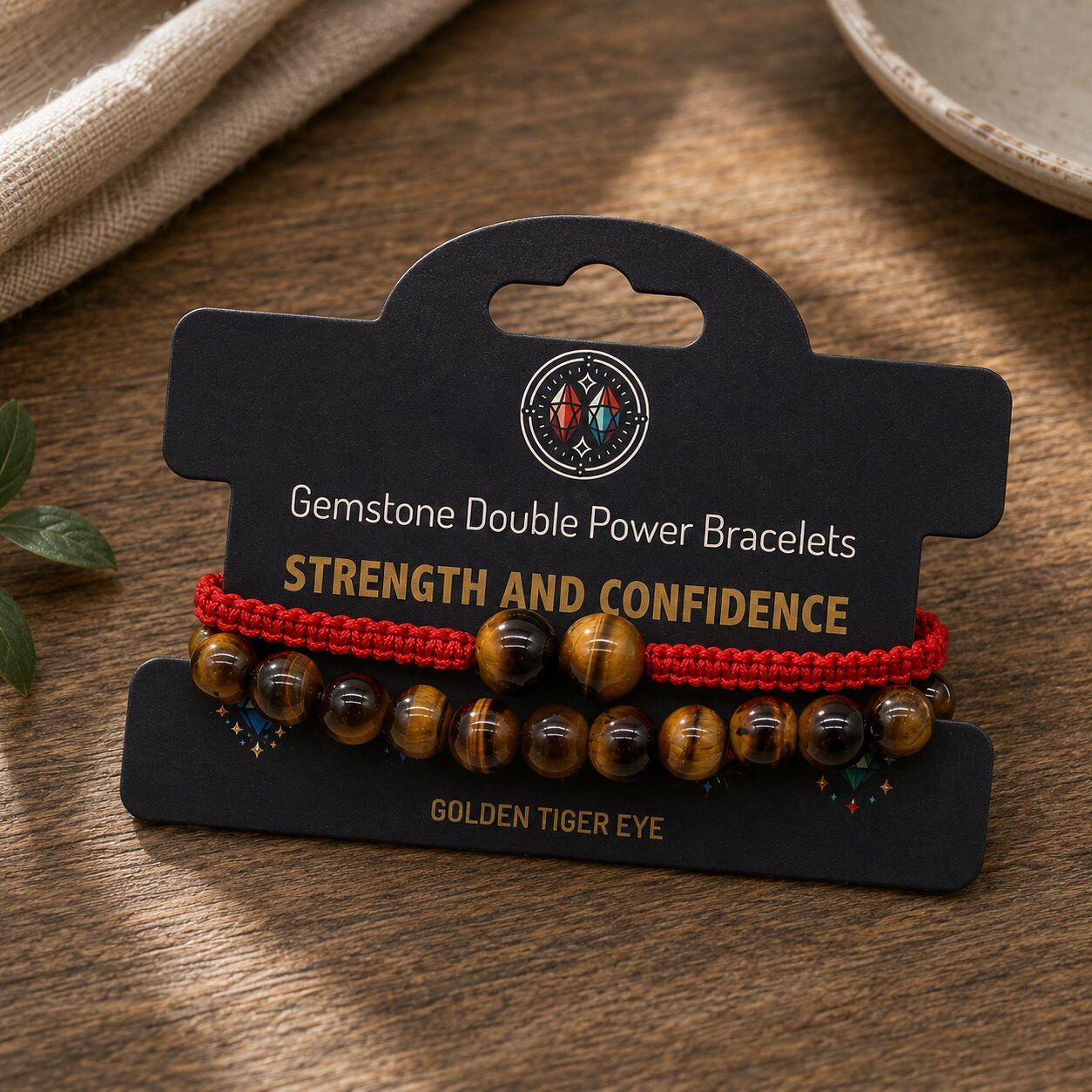 Gemstone Double Power Bracelets