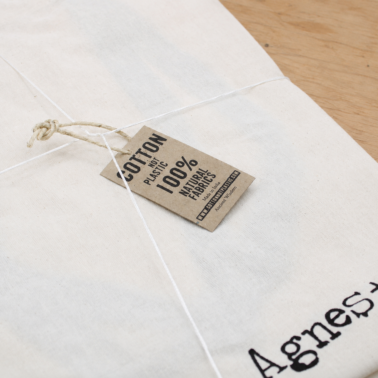 Agnes + Cat Cotton Tote Bags