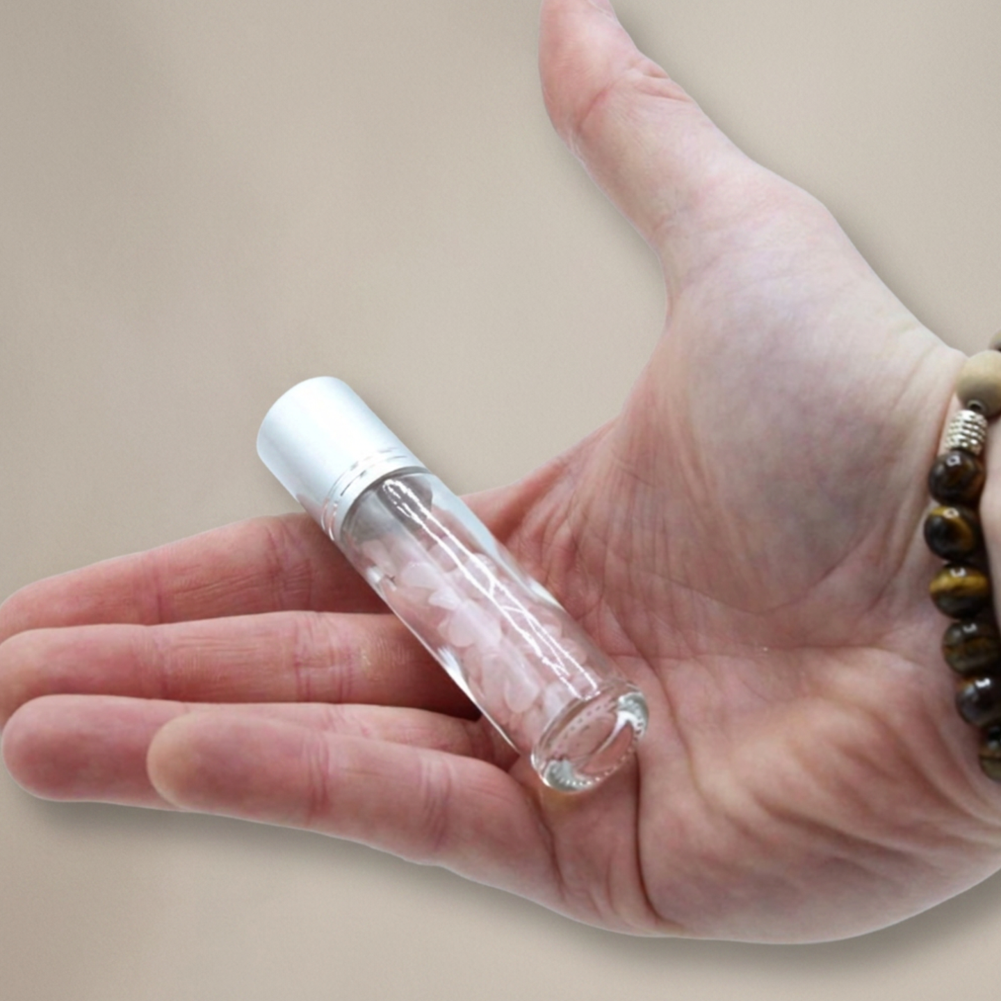 Gemstone Essential Oil Roller Bottles