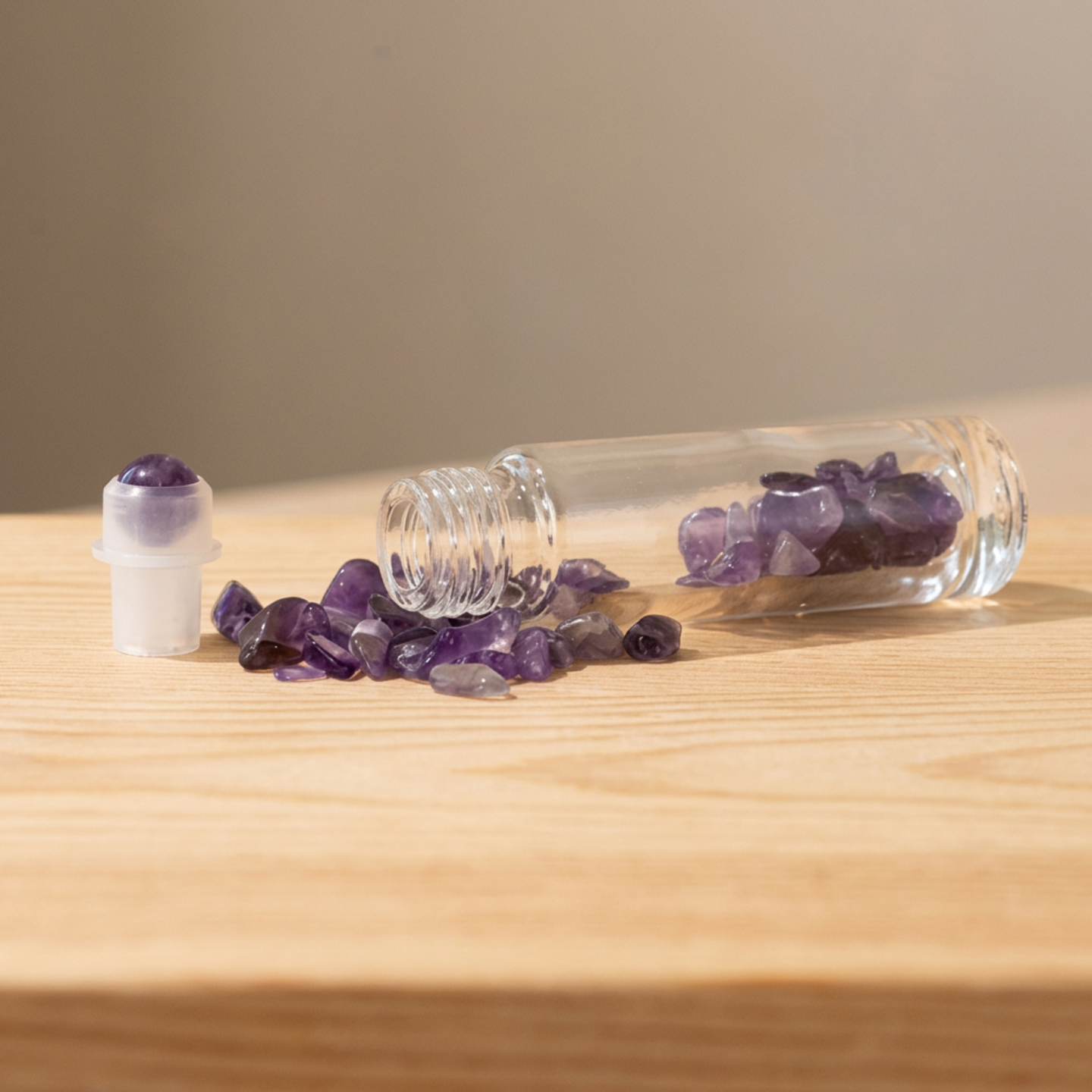 Gemstone Essential Oil Roller Bottles