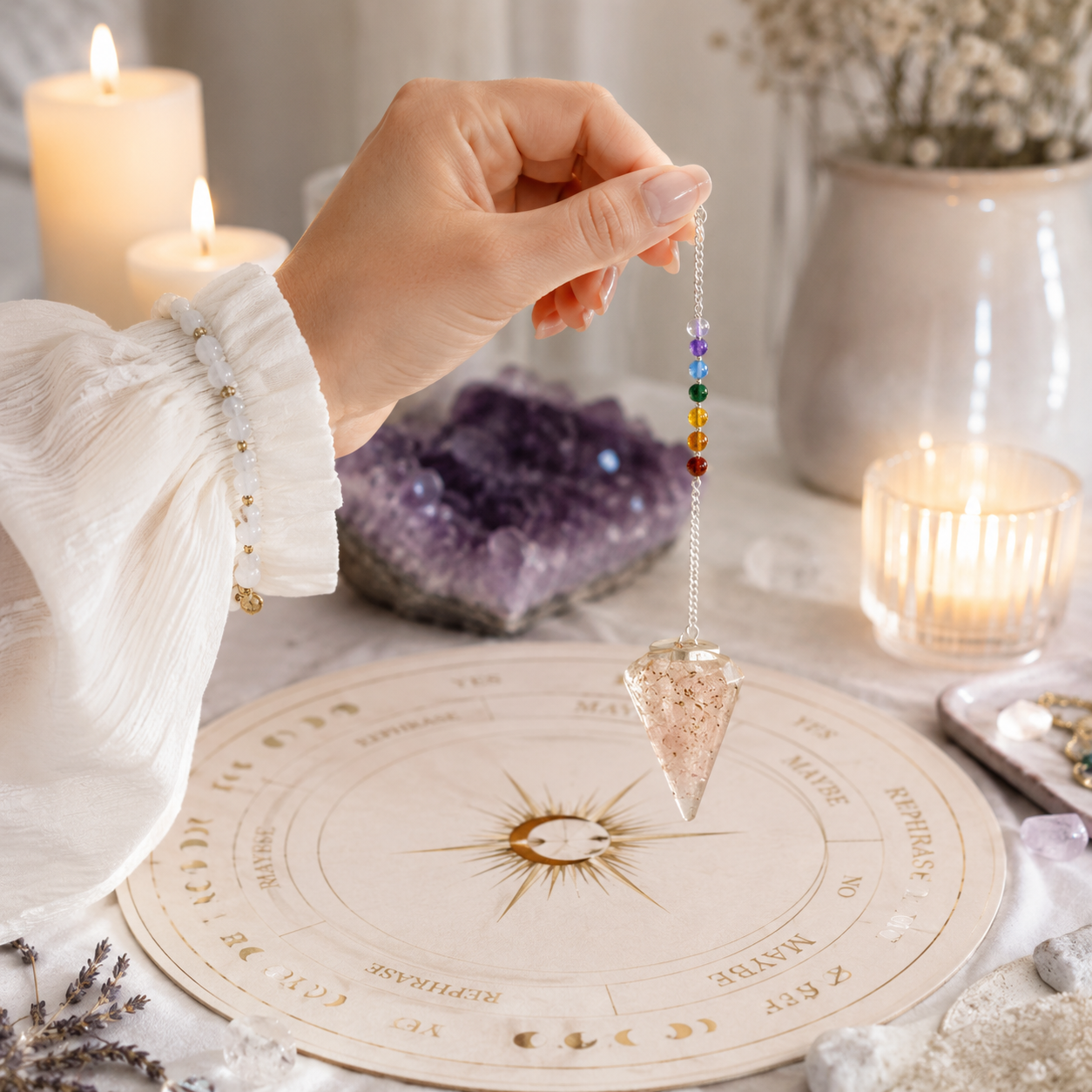 Orgonite Power Chakra Pendulums