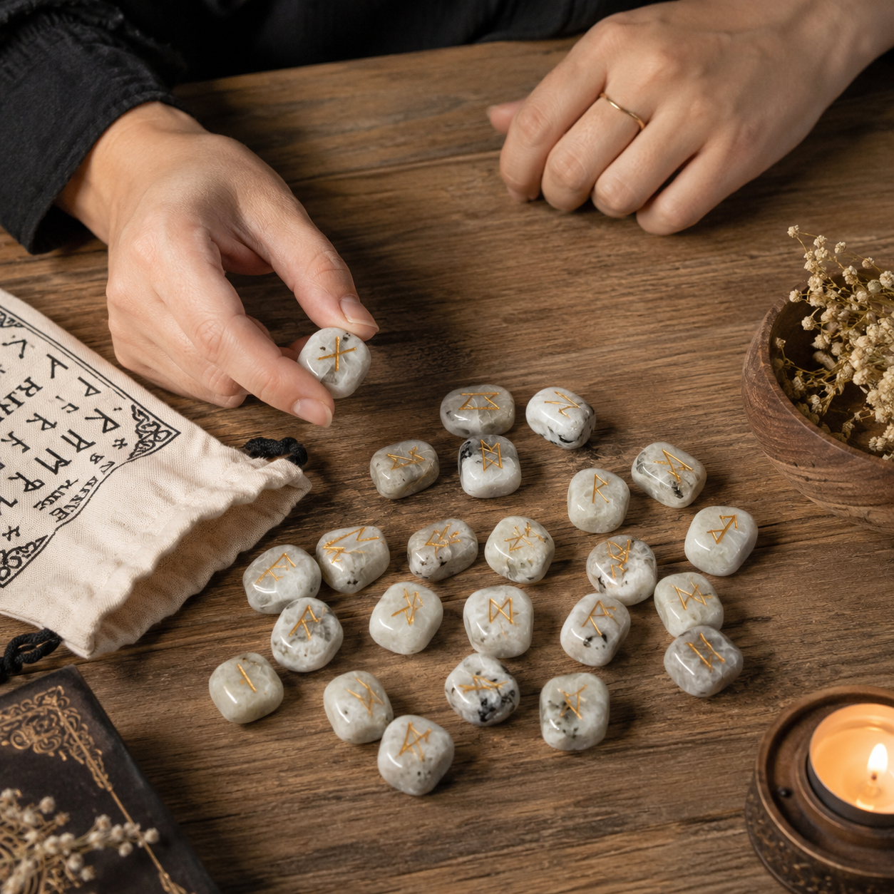 Wholesale Gemstone Rune Sets
