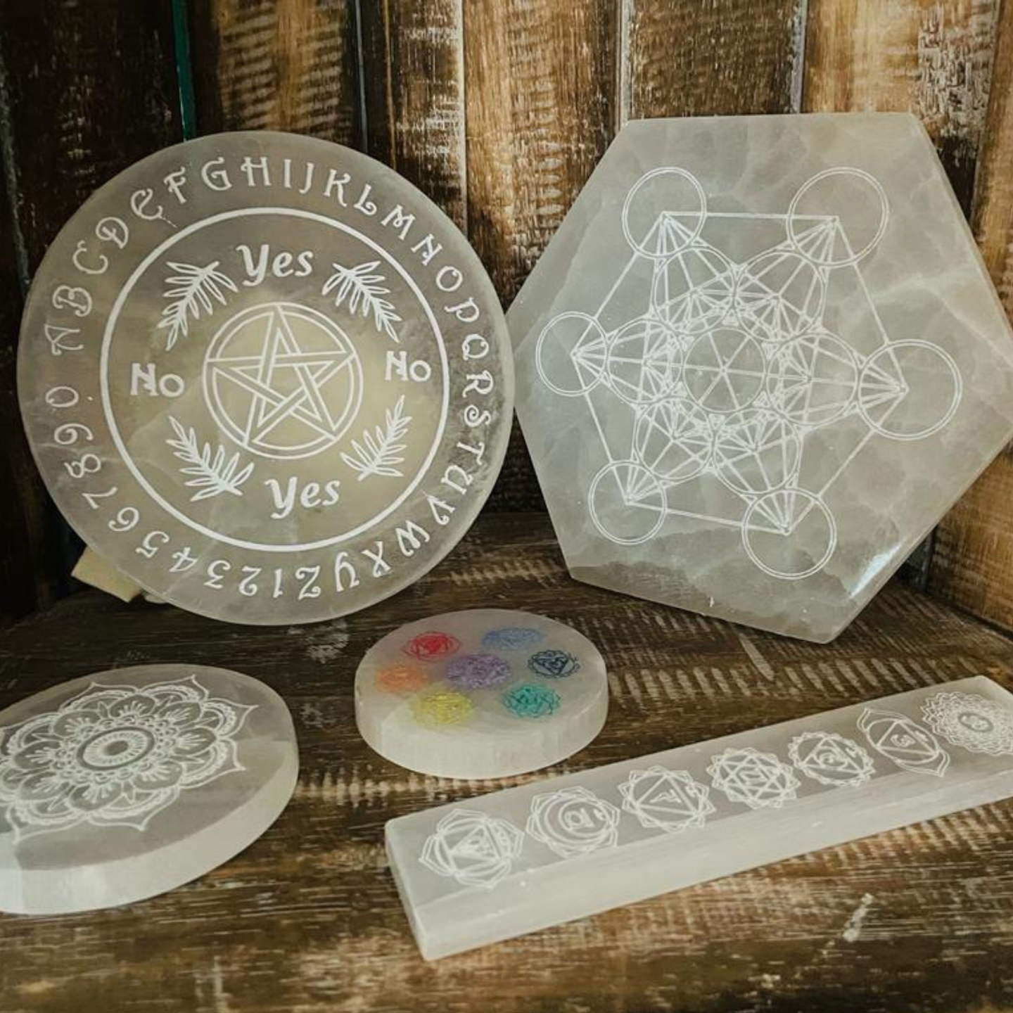 Selenite Plates