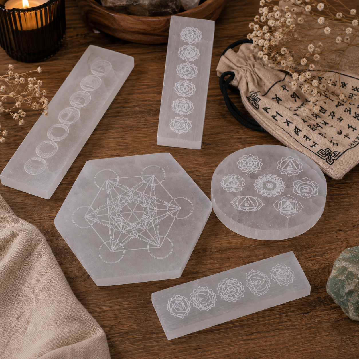 Selenite Plates