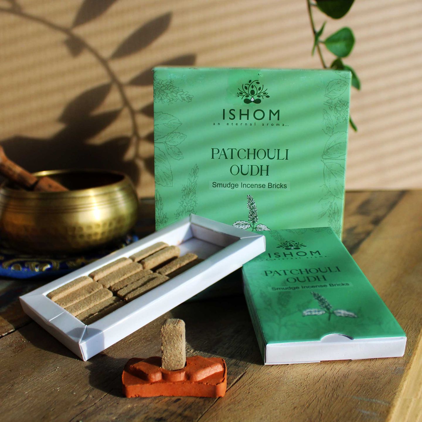 Natural Incense Smudge Bricks Set