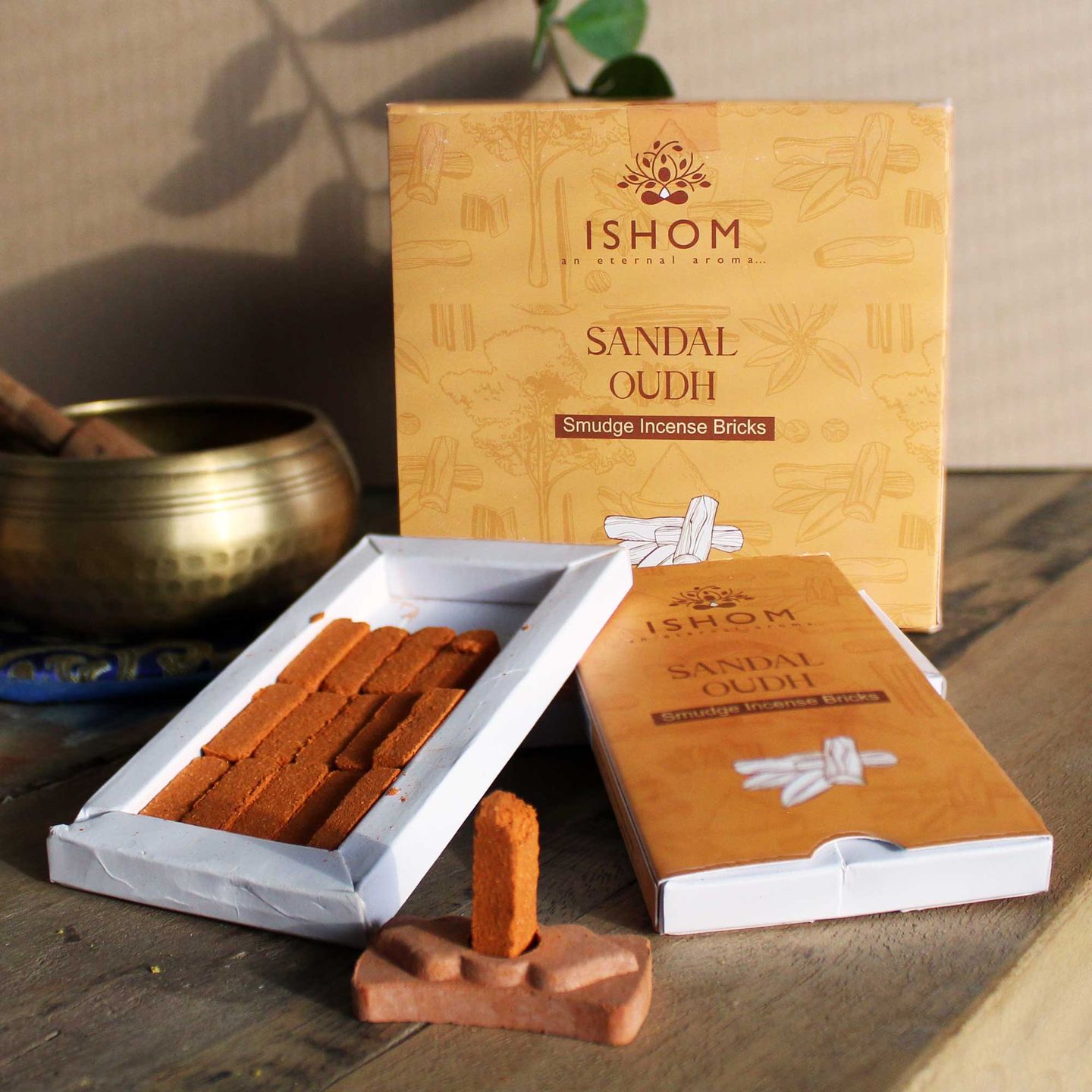Natural Incense Smudge Bricks Set