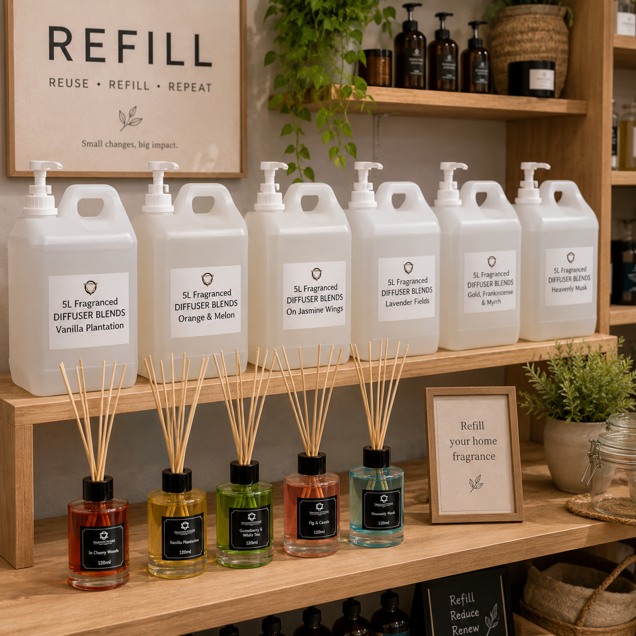 Bulk Fragranced Diffuser Blends 5L