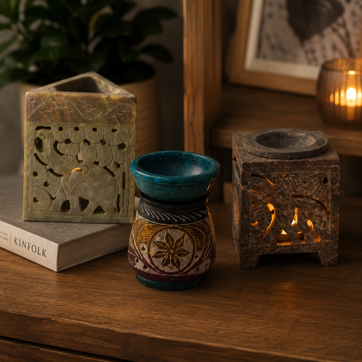 Soapstone Incense Burners