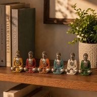 Silver Mini Buddha (Assorted Colours)
