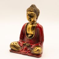 Red & Gold Buddha - Medium