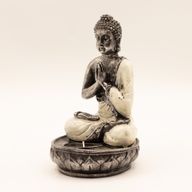 Buddha Candle Holder - White - Medium