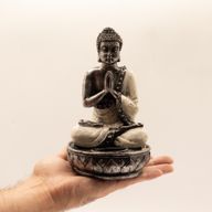 Buddha Candle Holder - White - Medium