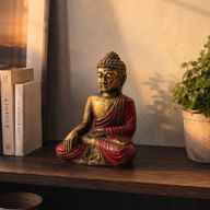 Red & Gold Buddha - Large