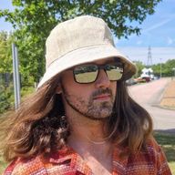 Patched Hemp & Cotton Boho Festival Hat - Natural
