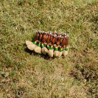 Kenari Shell Hand Shaker - Rattle Bracelet (15 Pieces)
