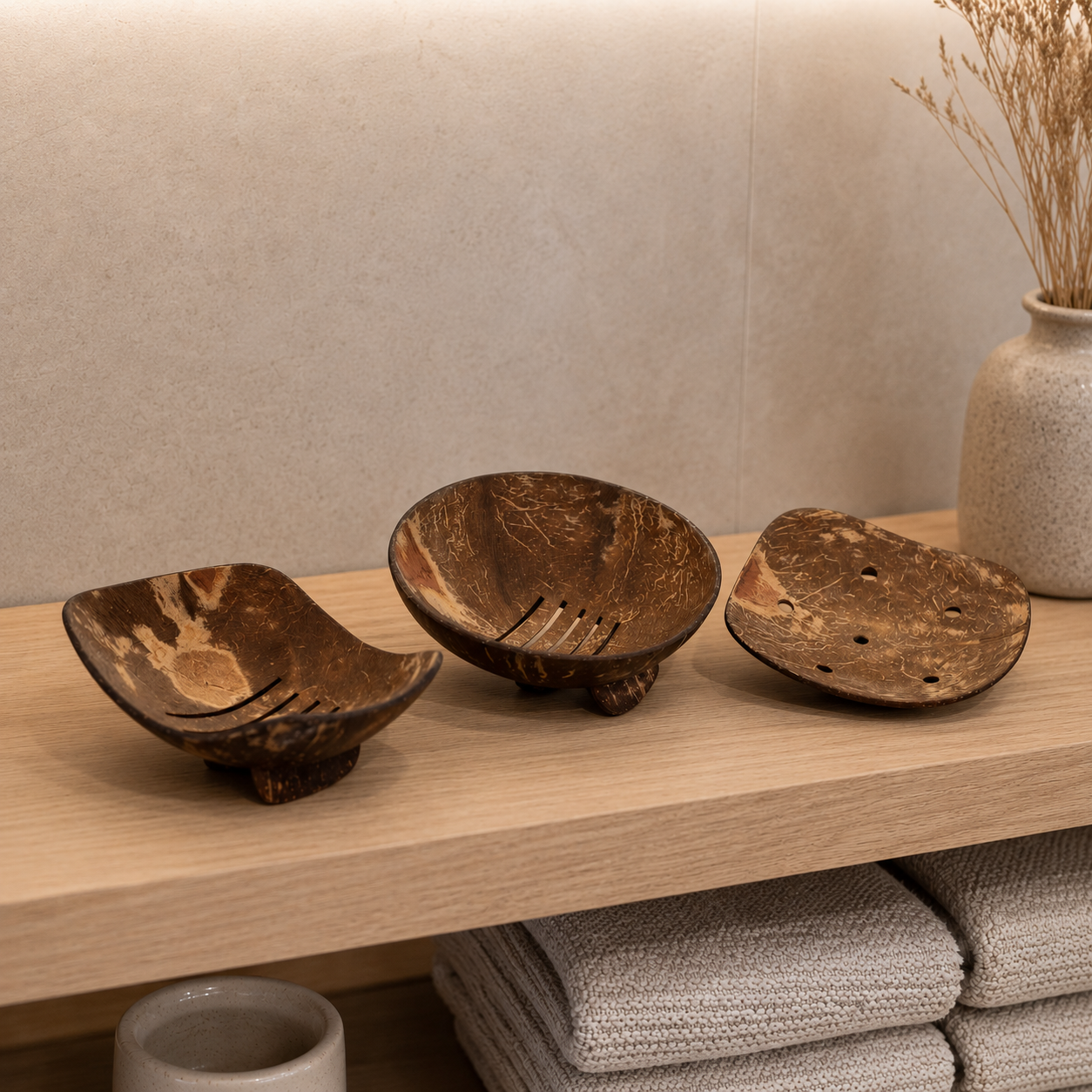 Coconut Soap Dishes