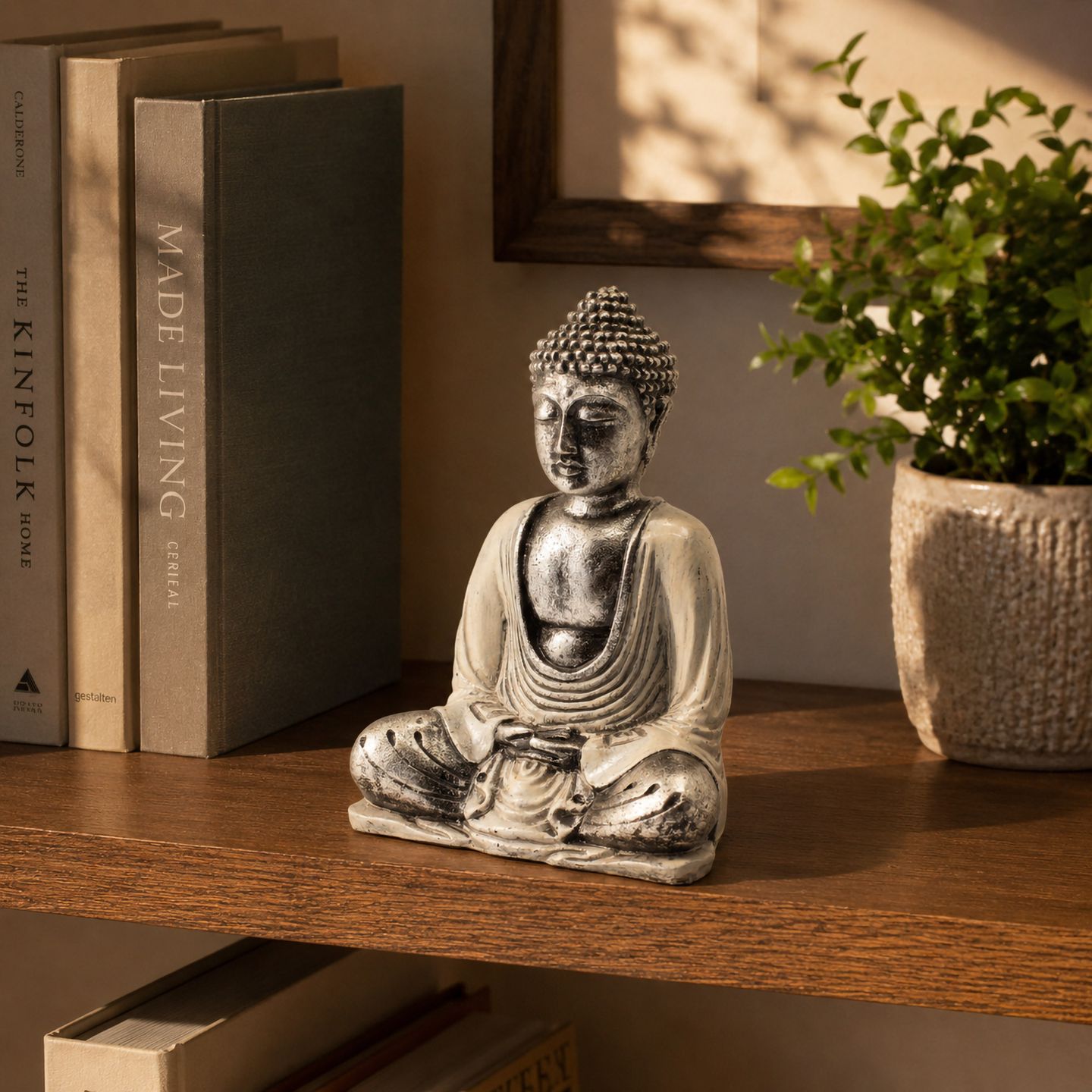 Hand-Painted Balinese Buddha Statues
