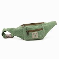 Cotton Hemp Style Belt (or Fanny) Bag - Sage