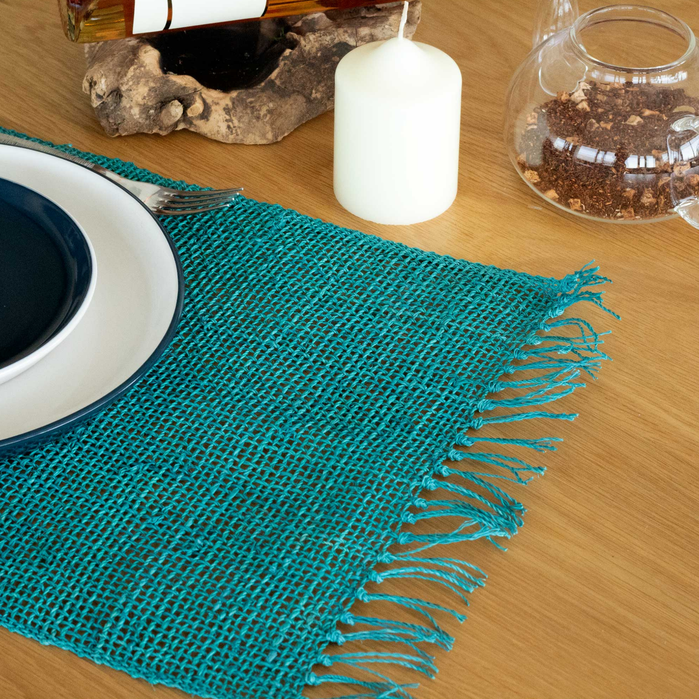 Artisan Natural-Fibre Table Mats & Runners
