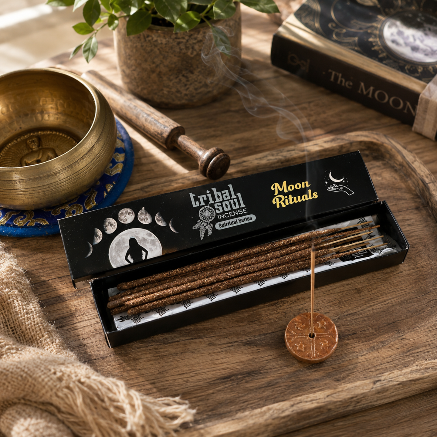 Tribal Soul Spiritual Incense Sticks and Ceramic Holder