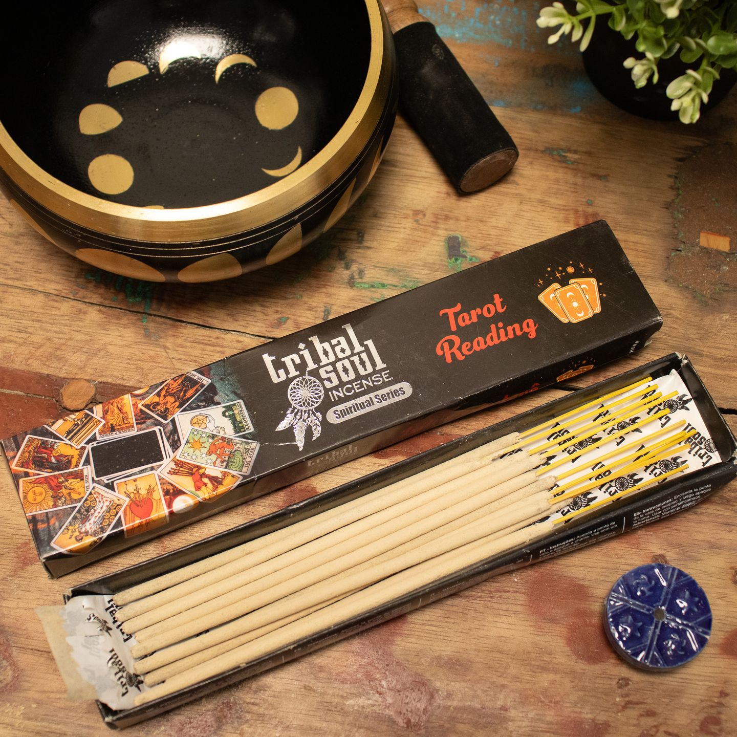 Tribal Soul Spiritual Incense Sticks and Ceramic Holder