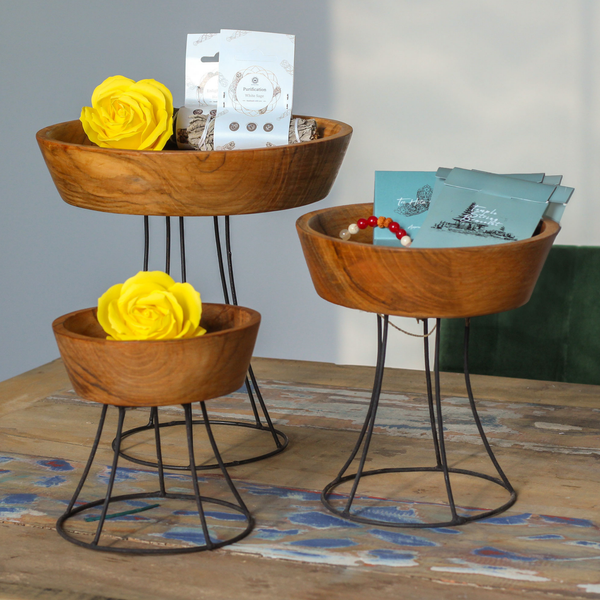 Teak Wood Bowls