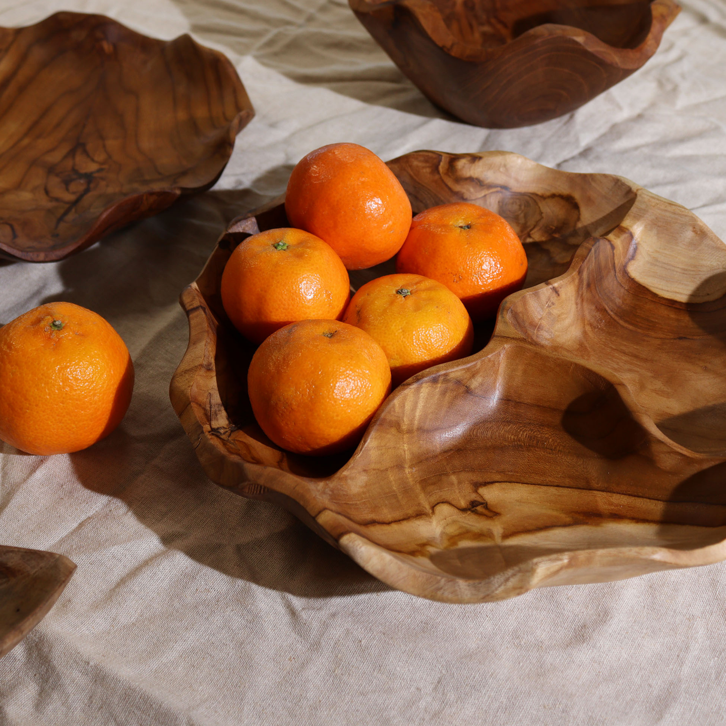 Teak Wood Bowls