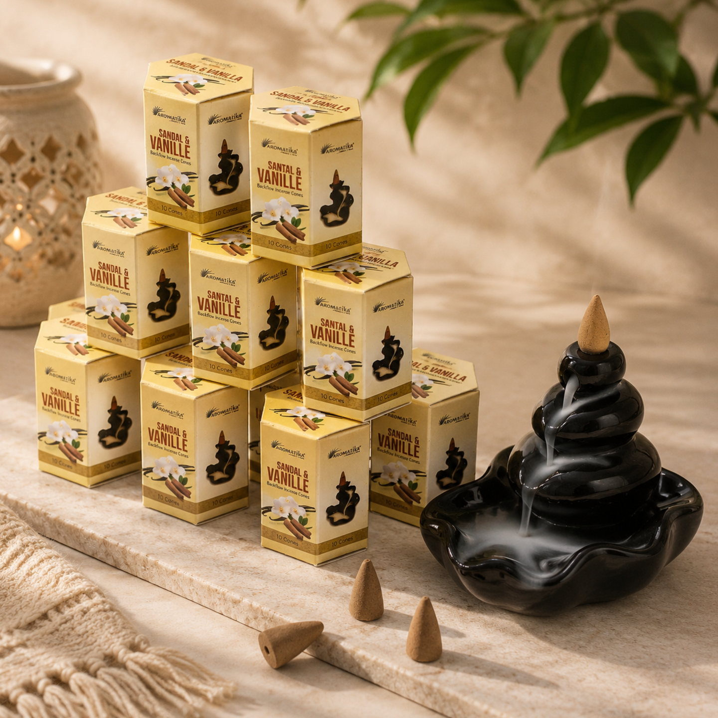 Aromatika Backflow Incense Cones