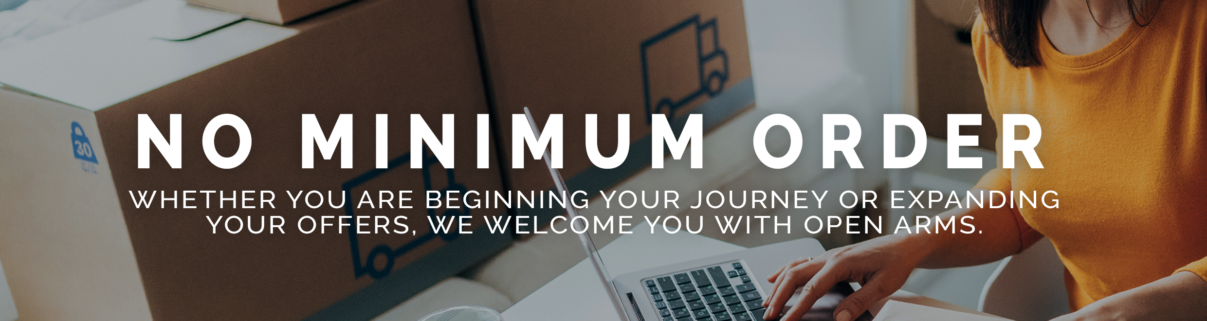 No Minimum Order web