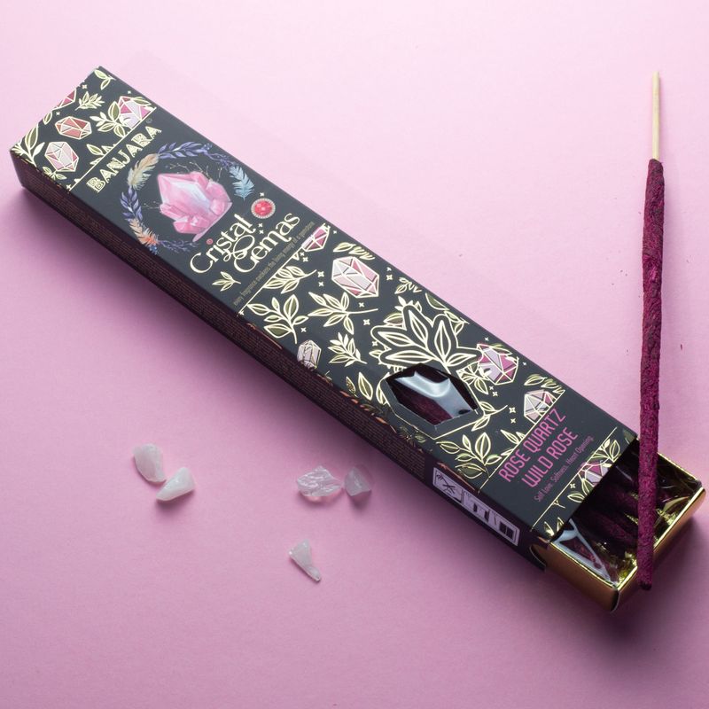 Banjara Cristal Gemas - Rose Quartz Wild Rose
