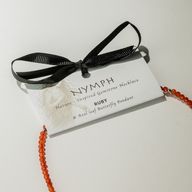 Nymph Spirit Gemstone Necklace Set - Blood Moon