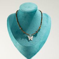 Nymph Spirit Gemstone Necklace Set - Sea Sunset