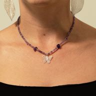 Nymph Spirit Gemstone Necklace Set - Full Moon