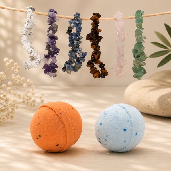 White Label Bath Bombs with Bracelets