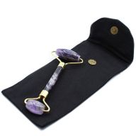 Gemstone Face Roller - Amethyst with Pouch