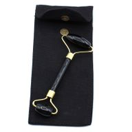 Gemstone Face Roller - Black Obsidian with Pouch