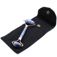 Gemstone Face Roller - Sodalide with Pouch