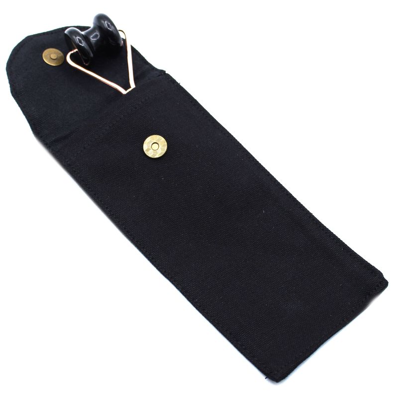 Gemstone Jawline Roller - Black Obsidian with Pouch