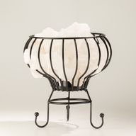Low Salt Rock Brazier - White Salt Chunks