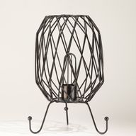 Mesh Salt Rock Brazier