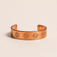 Solid Copper Bracelets with Affirmations Engravings (assorted)